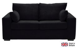 Heart of House - Eton - 2 Seater Fabric - Sofa Bed - Black